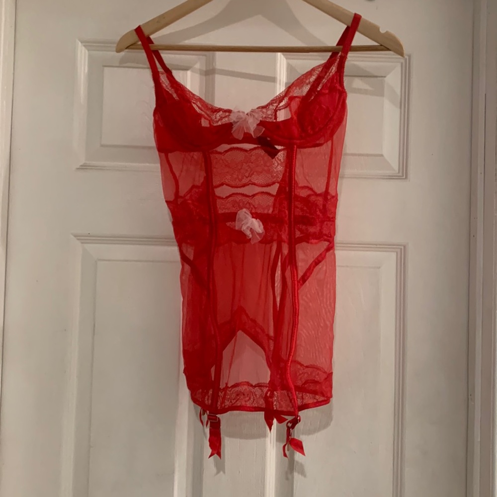 Victoria’s Secret teddy girdle
